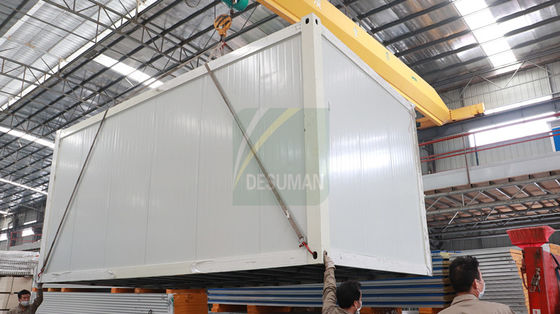Detachable Double Door Warehouse Flat Pack Container House