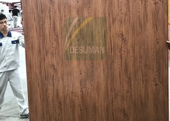 3D Wooden Color Insulated Wall EPS Sandwich Panel