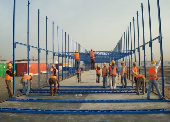 Double Story Steel Frame K Type Prefab Temporary Housing