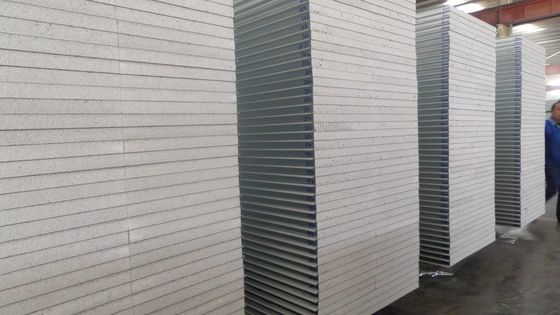 Cleanroom Construction Materials Fireproof Silica Rock Sandwich Panel