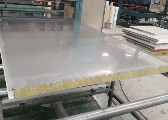 Warehouse Rockwool Stainless Steel Insulation Sandwich Panel