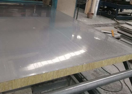 Warehouse Rockwool Stainless Steel Insulation Sandwich Panel
