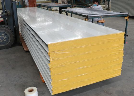 A1 Fire Rated Soundproof Insulated Rockwool Sandwich Wall Panel
