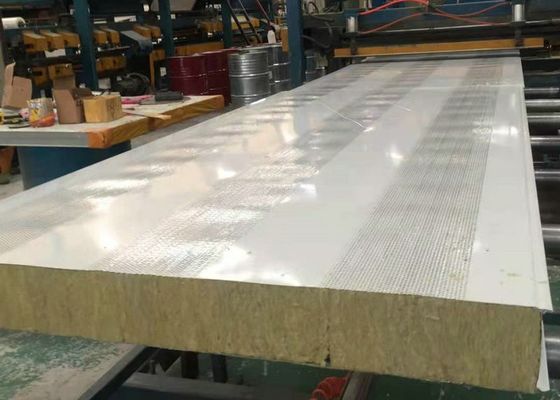 A1 Fire Rated Soundproof Insulated Rockwool Sandwich Wall Panel