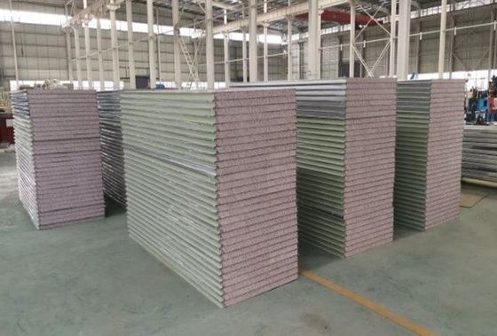 High Density Heat Insulating Fireproof EPS Propor Sandwich Panel
