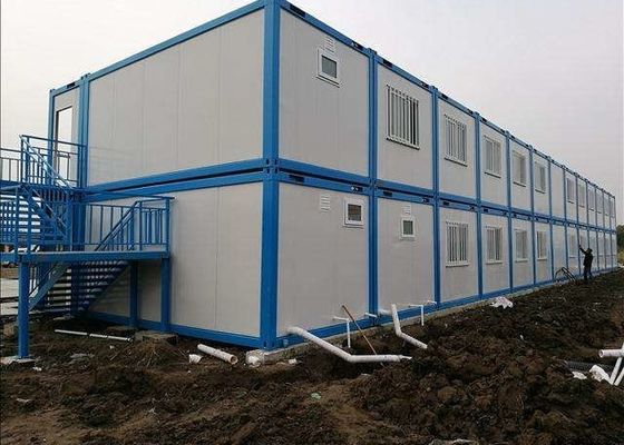 Aluminum Window 40HC Office Flat Pack Container Building