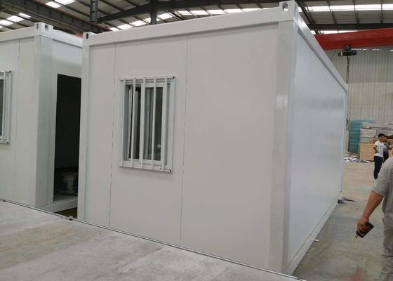 Aluminum Window 40HC Office Flat Pack Container Building