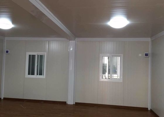Aluminum Window 40HC Office Flat Pack Container Building