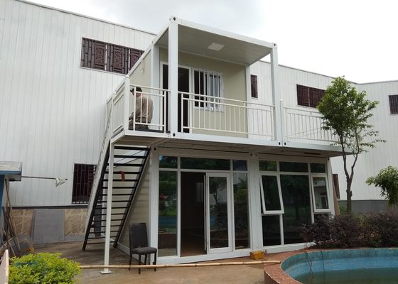 2 Bedroom Luxury 20Ft Prefab Flat Pack Container House
