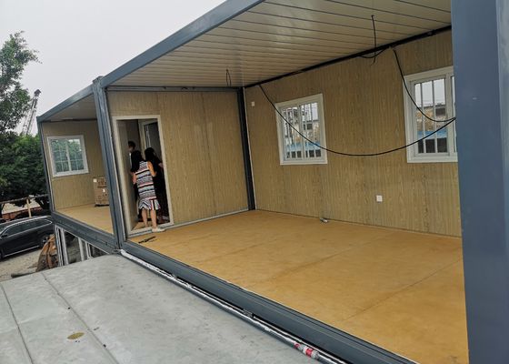Flat Pack Dormitory 50mm Rock Wool Sandwich Panel Container House