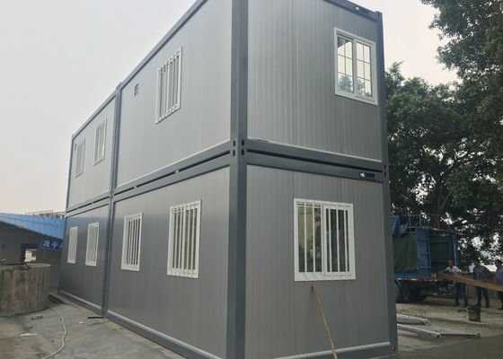 Flat Pack Dormitory 50mm Rock Wool Sandwich Panel Container House