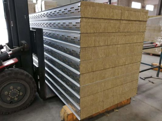 Kiln 0.6mm Thickness Stainless Steel Rockwool Insulation Panels Fireproof