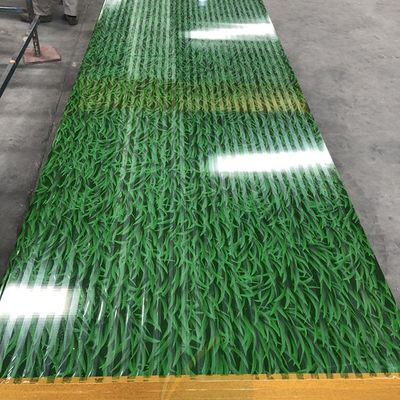 Thermal Insulation Steel Sheet EPS Sandwich Wall Panel Grass Green Color