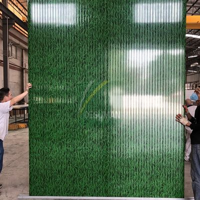 Thermal Insulation Steel Sheet EPS Sandwich Wall Panel Grass Green Color
