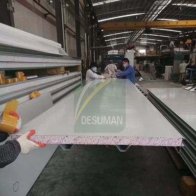 Galvanized EPS 200mm Color Steel Sandwich Panel Propor Fire Retardant