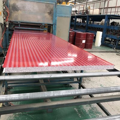 Galvanized EPS 200mm Color Steel Sandwich Panel Propor Fire Retardant