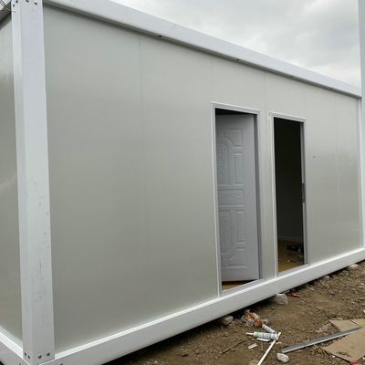Detachable 75mm Steel Structure Container House Prefabricated Fireproof