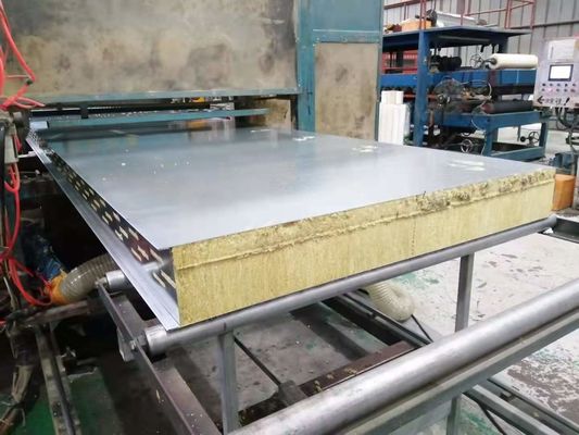 A1 Zinc Steel Rock Wool Sandwich Panel Insulated For Oven