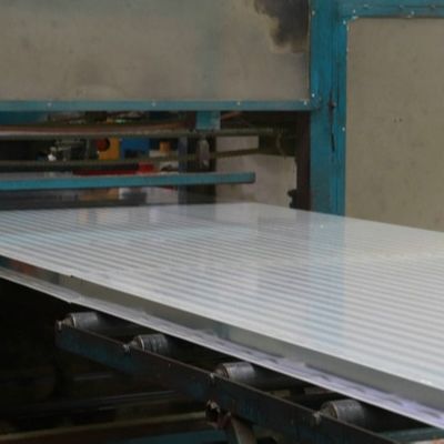 1150mm Width Rock Wool Prefab Sandwich Panel for Apartment