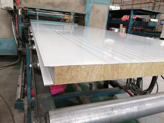 200mm Thickness Rock Wool Sandwich Panel For Fireproof Clean Room Wall