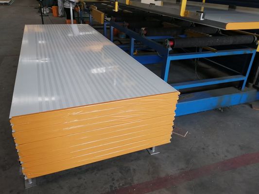 200mm Thickness Rock Wool Sandwich Panel For Fireproof Clean Room Wall