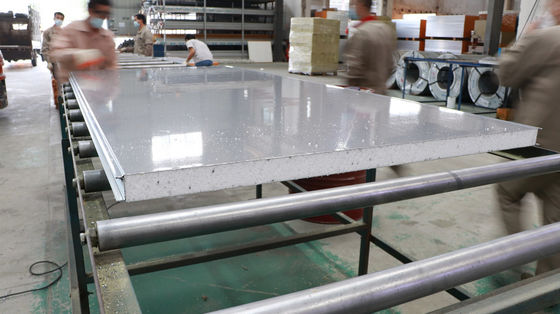 Light Weight Fireproof B2 EPS Sandwich Panel For Exhibition Halls