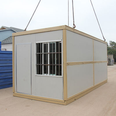 1.5kn/m2 Sandwich Panel Foldable Container House For Workers Accommodation