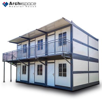1.5kn/m2 Sandwich Panel Foldable Container House For Workers Accommodation