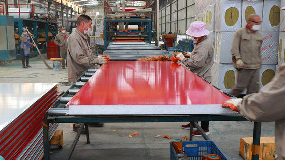 200mm Thickness Warehouse EPS Sandwich Panel For Wall