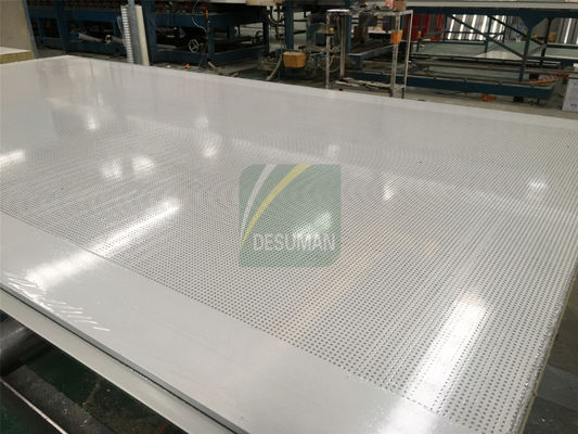Fireproof Perforated Sandwich Rock Wool Acoustic Panel