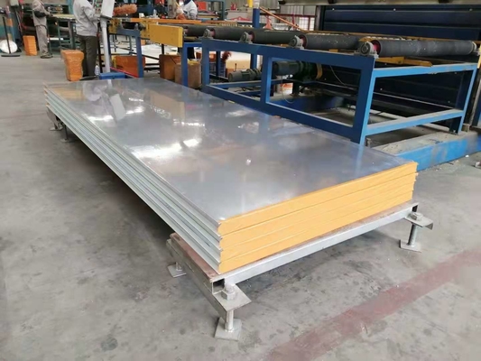 Oven Stainless Steel Rock Wool Sandwich Panel Standard Size