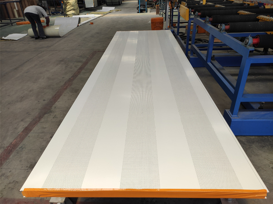 50mm 200mm Rock Wool Foam Sandwich Wall Panel For Clean Room Soundproof