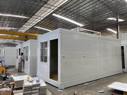 Portable 20ft Container House Foldable Folding Container House 10units/40hq