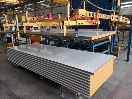 Clean Room Use Fireproof Panel Rock Wool Sandwich Panel For Clean Room Manufacturer