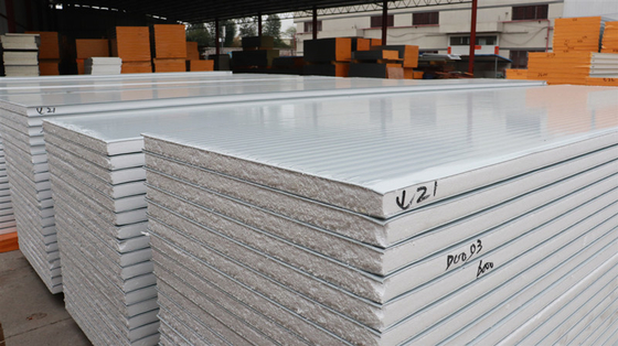 Light Weight Prefab House Materials 50-200mm EPS Sandwich Panel