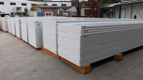 Light Weight Prefab House Materials 50-200mm EPS Sandwich Panel