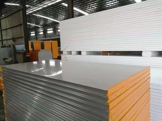 Durable Stainless Steel Sandwich Panel For Clean Room Insulated EPS Sandwich Panel With Stainless Steel