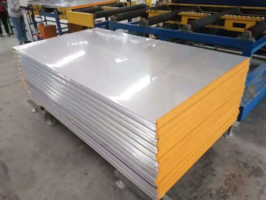 Durable Stainless Steel Sandwich Panel For Clean Room Insulated EPS Sandwich Panel With Stainless Steel