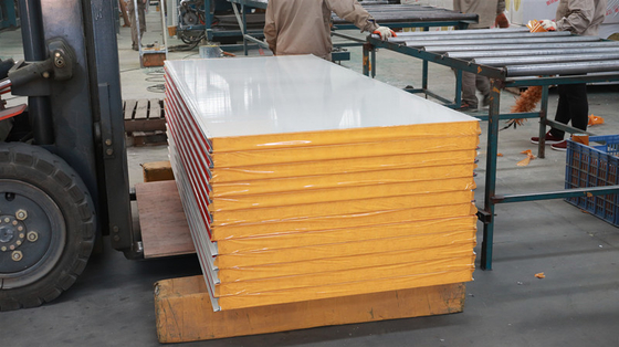 Eco-friendly Energy Saving Lightweight Partition Wall Panel EPS Sandwich Panel With Red Color
