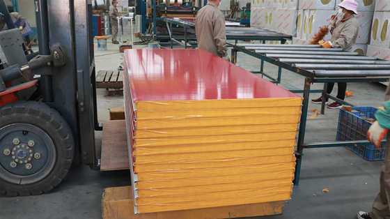 Eco-friendly Energy Saving Lightweight Partition Wall Panel EPS Sandwich Panel With Red Color
