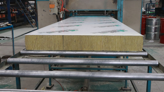 150mm Thickness Rock Wool Sandwich Panel Fireproof Oven Panel Insulation Panel