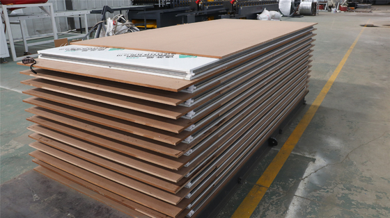 Rock Wool Manual Sandwich Panel For Clean Room Fireproof Manual Sandwich Panel Manufacturer