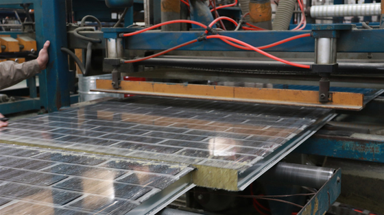 ISO Panels Fireproof Structure Building Board Rock Wool Sandwich Panel Partition Wall Panels