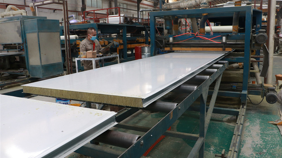 Factory Price Easy Install Rock Wool Sandwich Panel Insulation Wall Panels