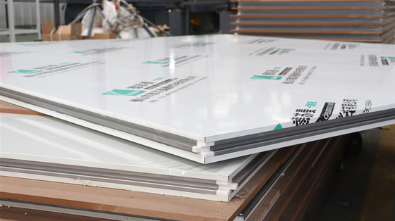 Stainless Steel Rock Wool Sandwich Panel Hand Make Sandwich Panel For Food Factory