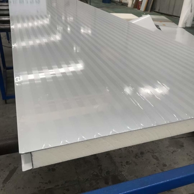 Insulated Galvanized Color Steel Plate PU Polyurethane Wall Sandwich Panel Manufacturer In Foshan