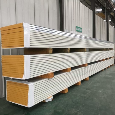 Insulated Galvanized Color Steel Plate PU Polyurethane Wall Sandwich Panel Manufacturer In Foshan